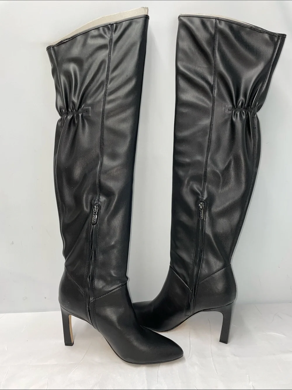 FRANCO SARTO A-CALLIE 2 BLACK SYNTHETIC OVER THE KNEE BOOTS FTL-08-008